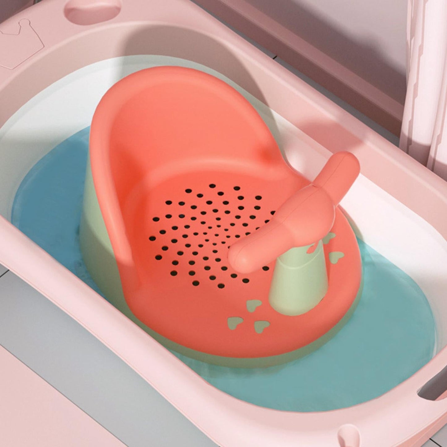 Non Slip Comfortable Chair Bathing  Tub Seat