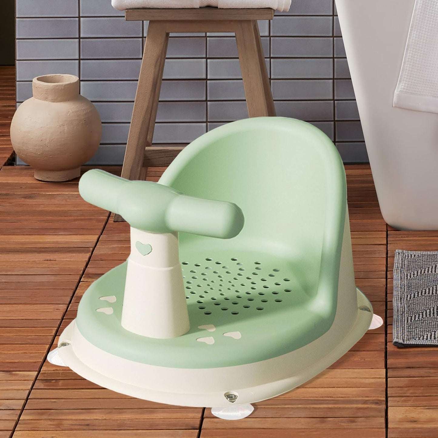 Non Slip Comfortable Chair Bathing  Tub Seat