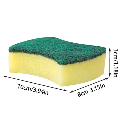 Dual-Sided Dish-washing Sponge For Kitchen Cleaning